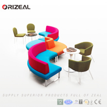 Orizeal Deft Design Round Modular Sofa with Stainless Steel(OZ-OSF027)